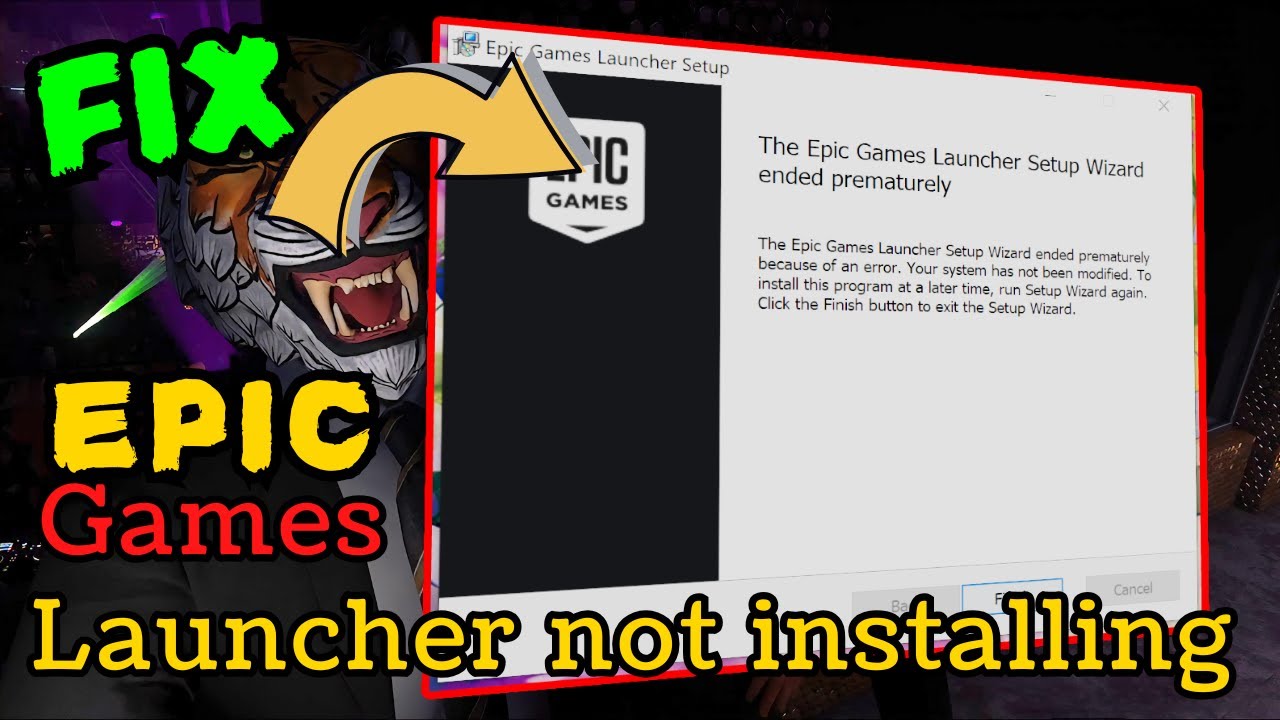 Исправлена ​​ошибка, из-за которой установка лаунчера Epic Games не была завершена преждевременно.