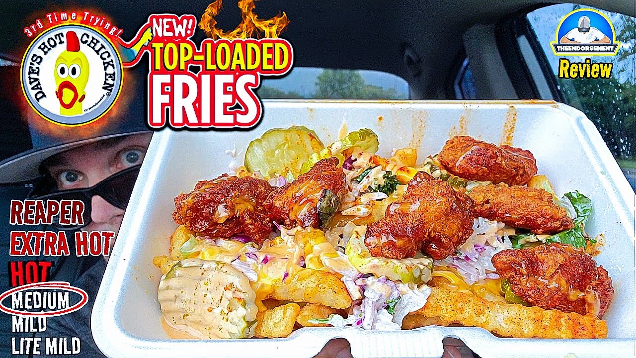 Dave's Hot Chicken&reg; Top-Loaded Fries Review! 🔥🐔🍟 | Best Loaded Fries In The Game? | theendorsement