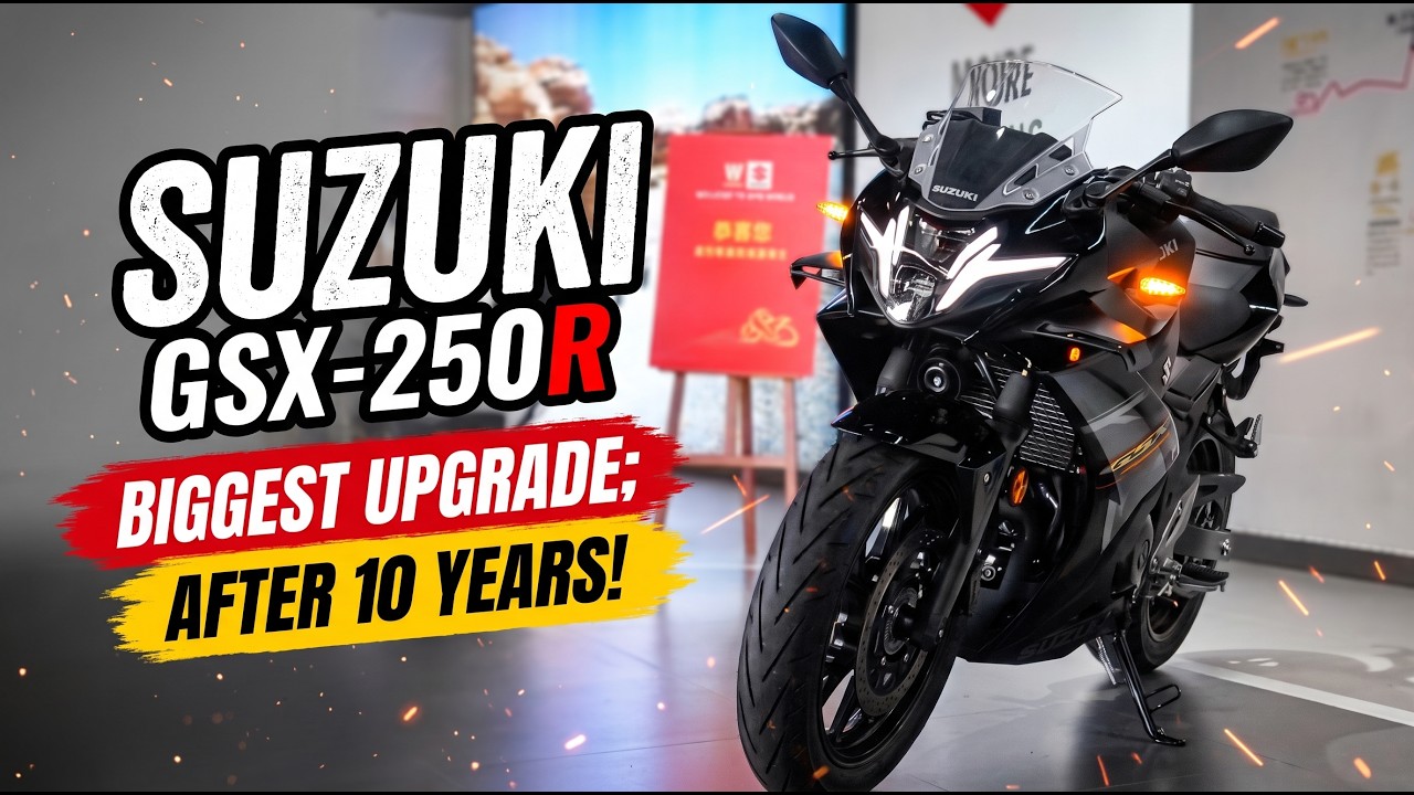 2026 Suzuki GSX-250R Revealed &ndash; After 10 Years, Finally Gets Its Biggest Upgrade 🔥