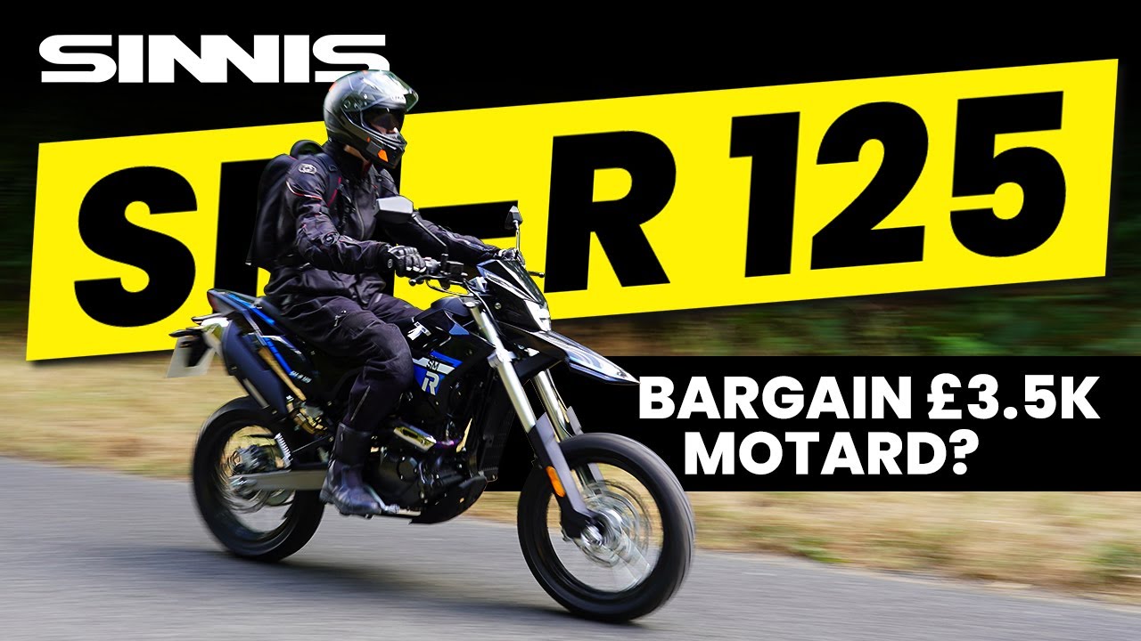 Sinnis SMR 125 Motorcycle Review! GREAT Spec Bargain Motard under £3.5k!