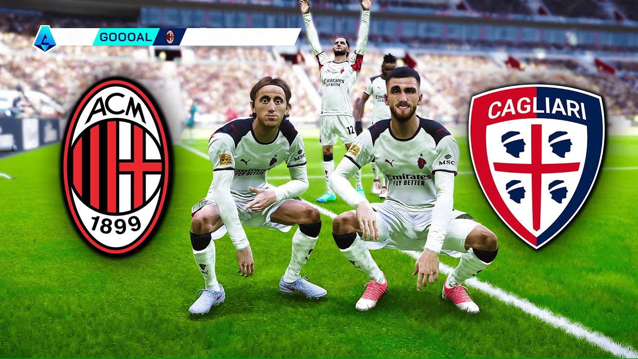 Кальяри против Милана | Серия А 25/26 | eFootball PES 2021 Симулятор игры на ПК