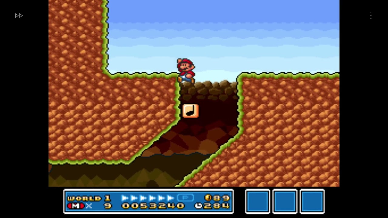 Super Mario All-Stars Super Mario Bros 3 прохождение, мир 1