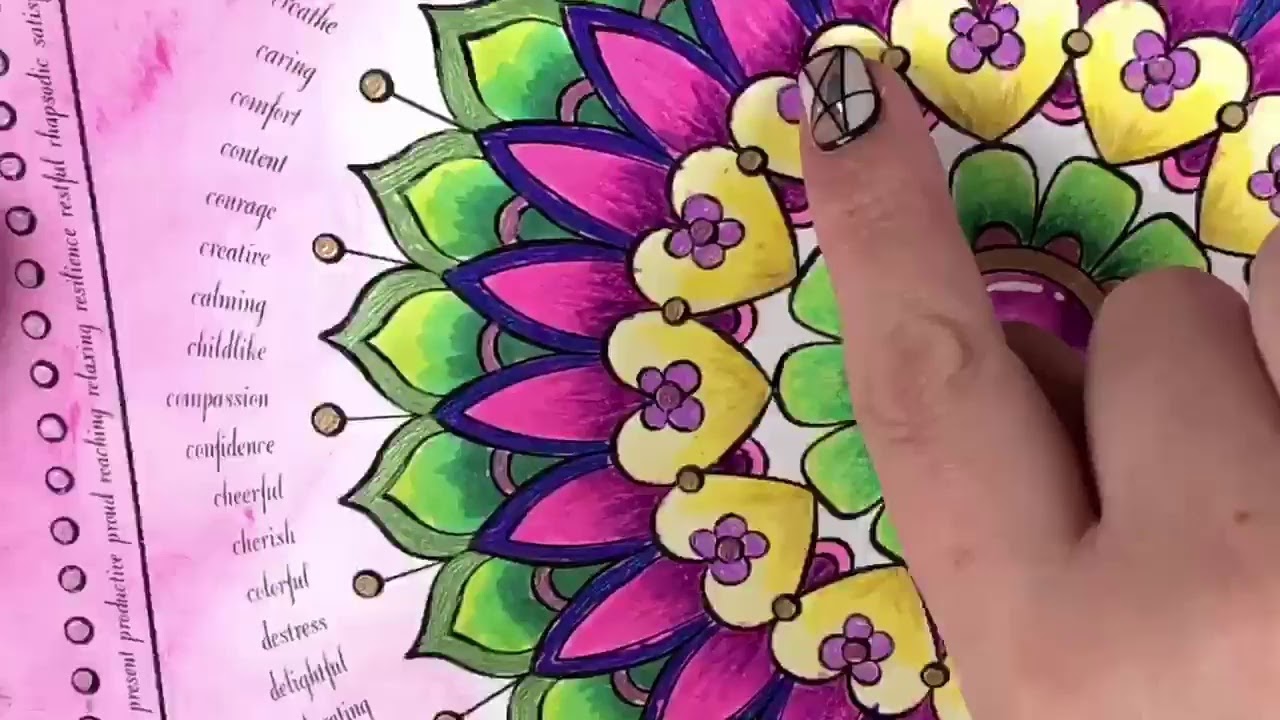 How to Color Mandalas (LIVE)
