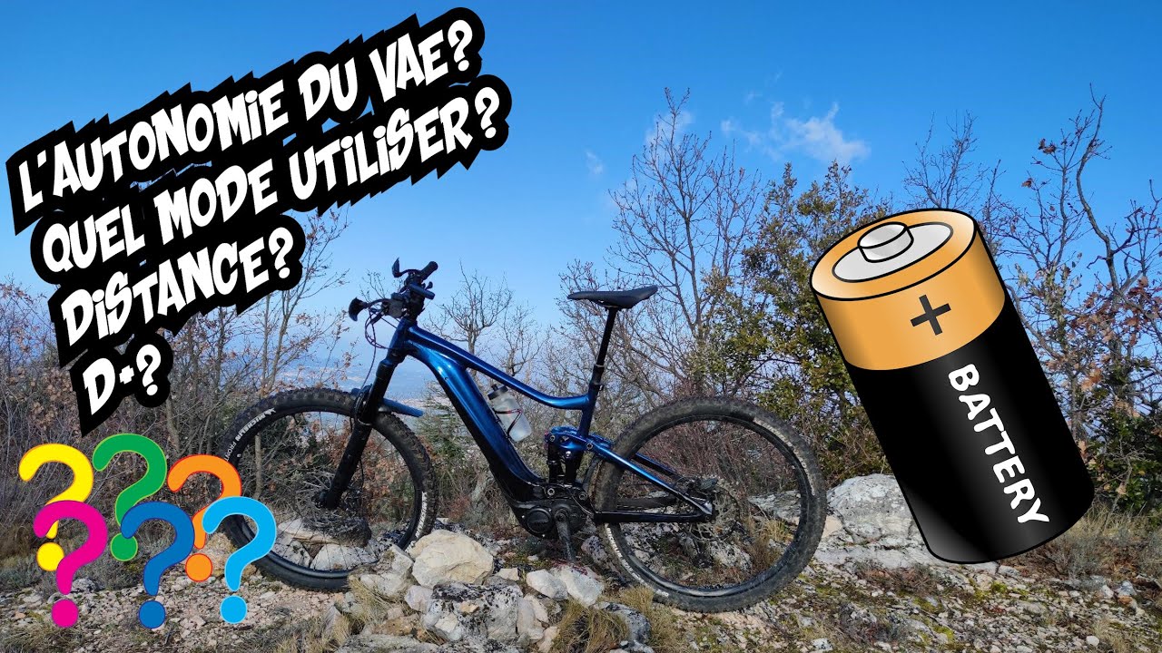 test batterie d'un vae, quelle distance, quel D+, quel mode, on parle du Trance X E+ pro de Giant