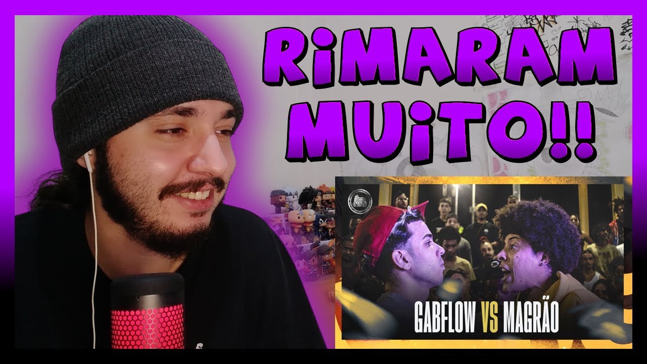 (CHAMOU DE FAMOSINHO 🔥🔥) MAGRÃO (SP) X GABFLOW - BATALHA DO COLISEU - EDIÇÃO 136 | REACT BAUEB