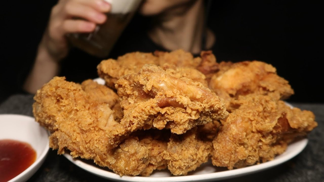 🔥ASMR Hot Fried Chicken 먹방 (BHC)  Super Crunchy Korean Chicken Eating Sounds🔥