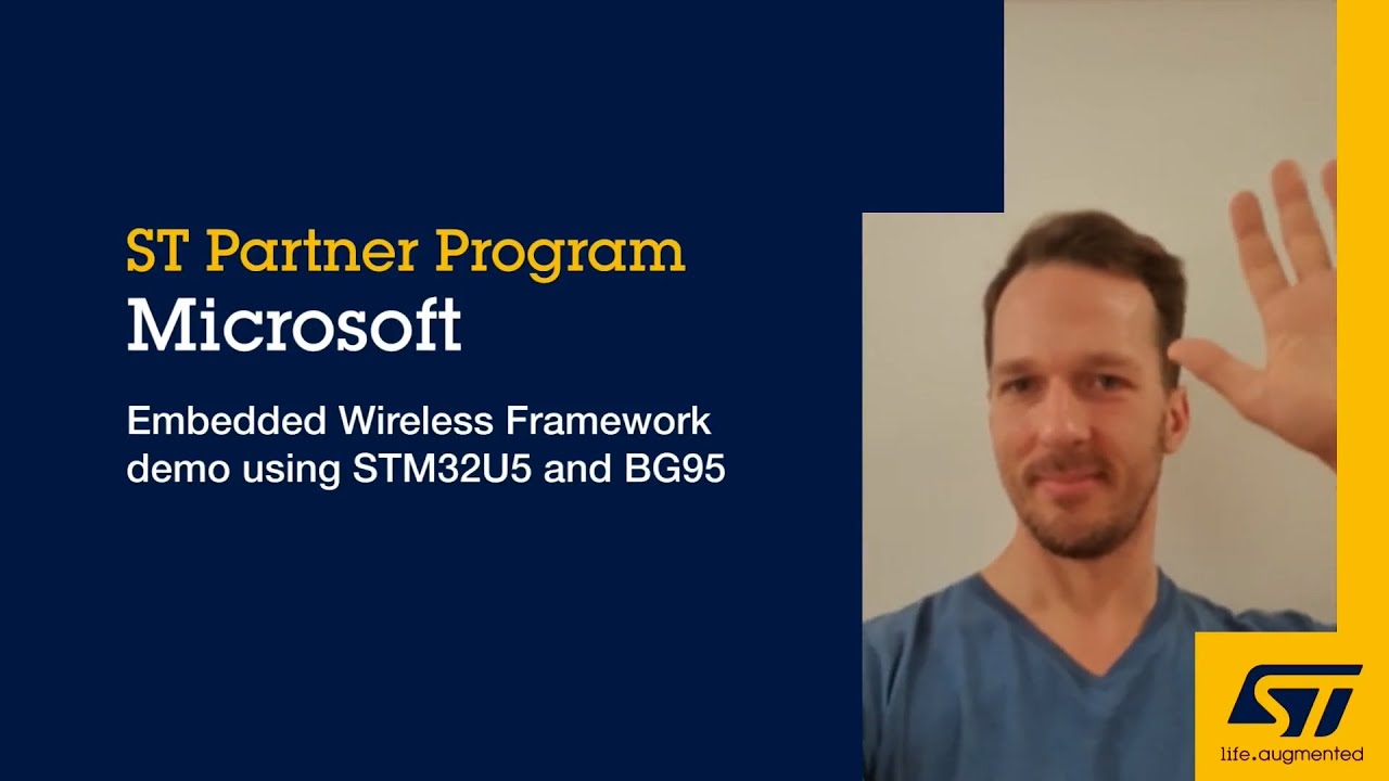 Microsoft's Embedded Wireless Framework demo using STM32U5 and BG95