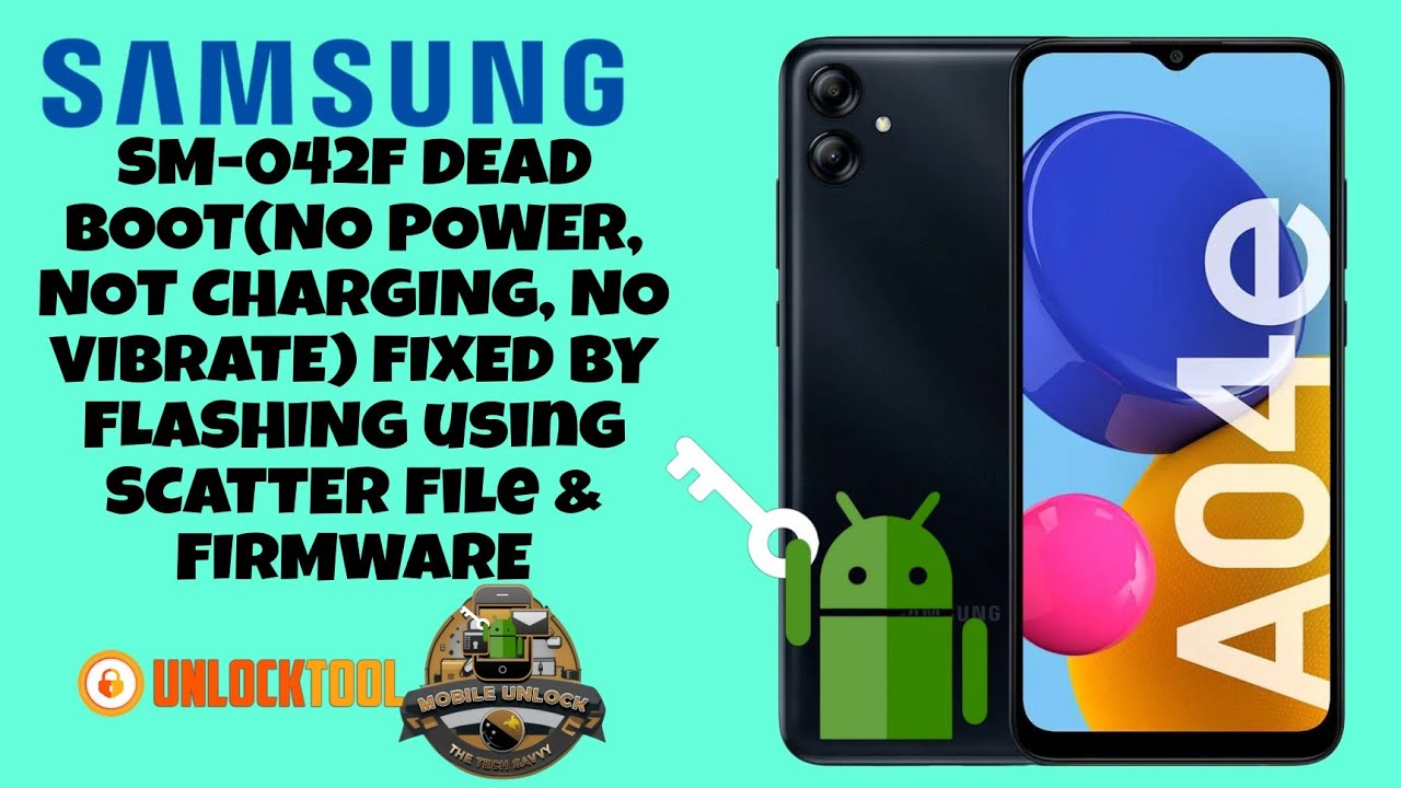 SM-A042F DEAD BOOT (NO POWER , NO VIBRATE, NOT CHARGING) FIX THRU SCATTER FILES + FIRMWARE