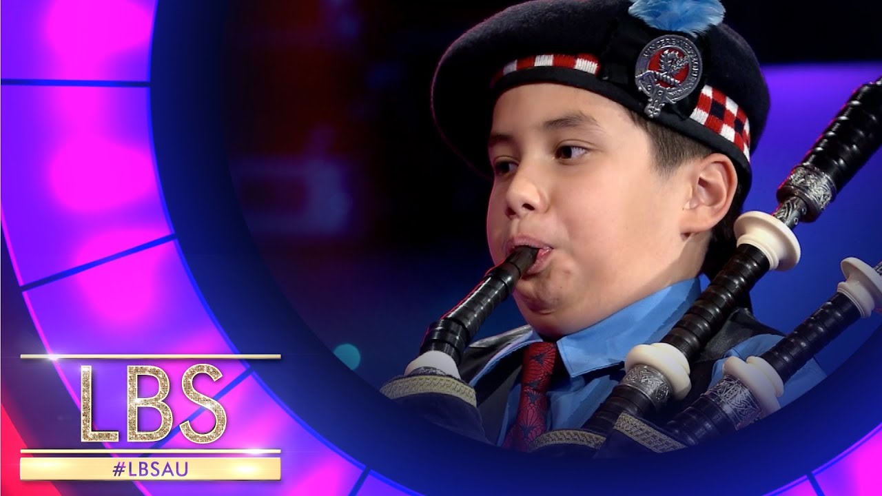 Meet Harley The Bagpiping Unicyclist | Little Big Shots Australia