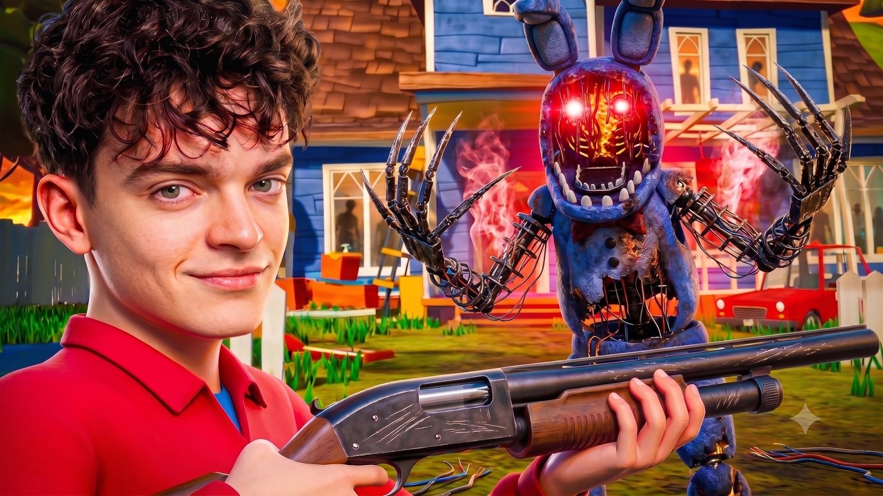 Hello Neighbor aber BONNIE IGNITED ist mein Nachbar + SHOTGUN 🔫💀
