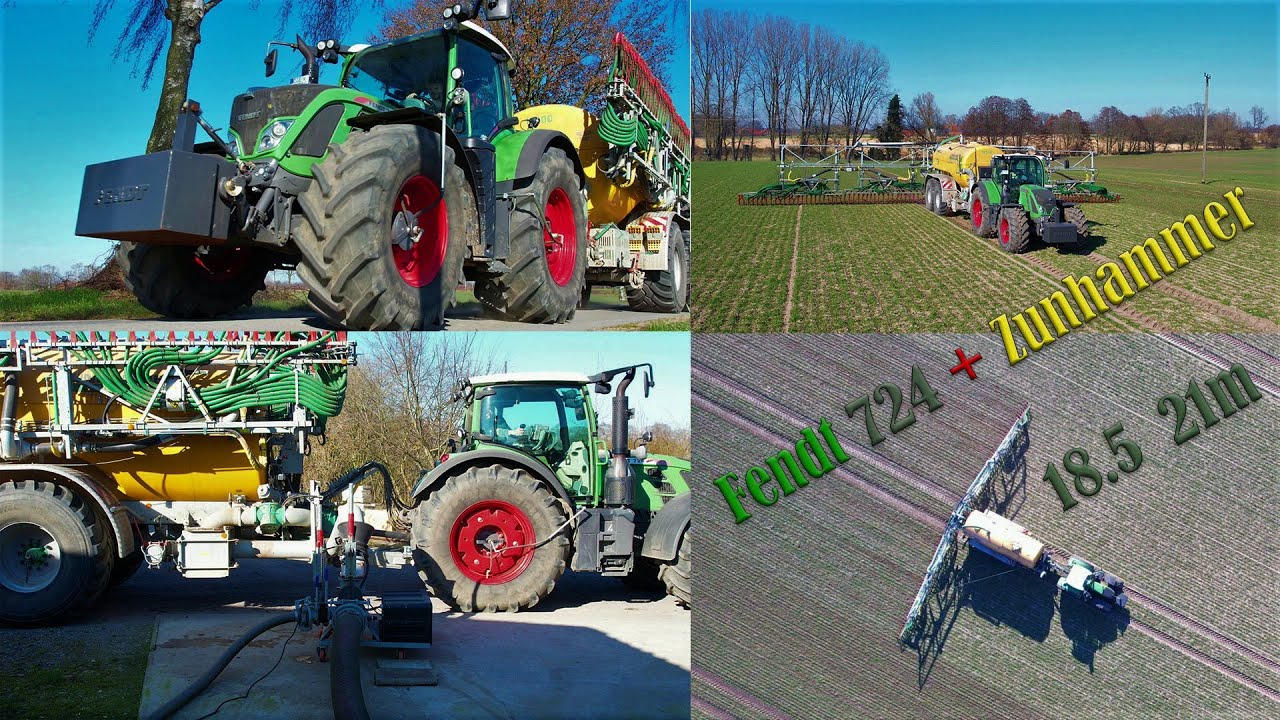 Gülle 2022 Fendt 724 mit Zunhammer18.5 21m #Fendt #Zunhammer