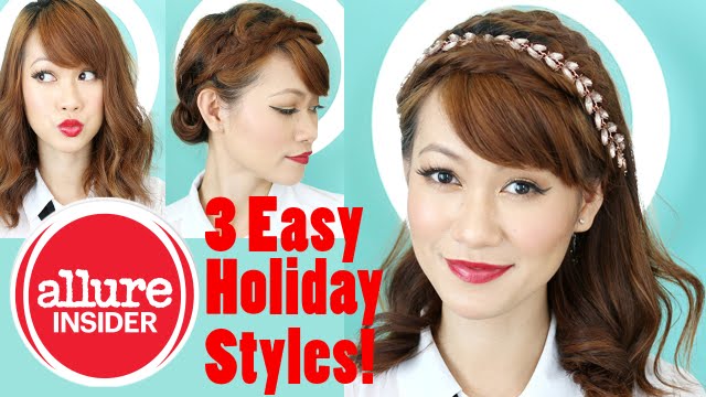 3 Simple Holiday Hairstyles