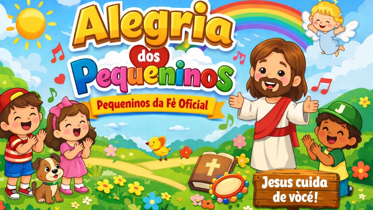 Alegria dos Pequeninos/Pequeninos da Fé Oficial/Jesus Cuida de vc/Ministério Infantil 
