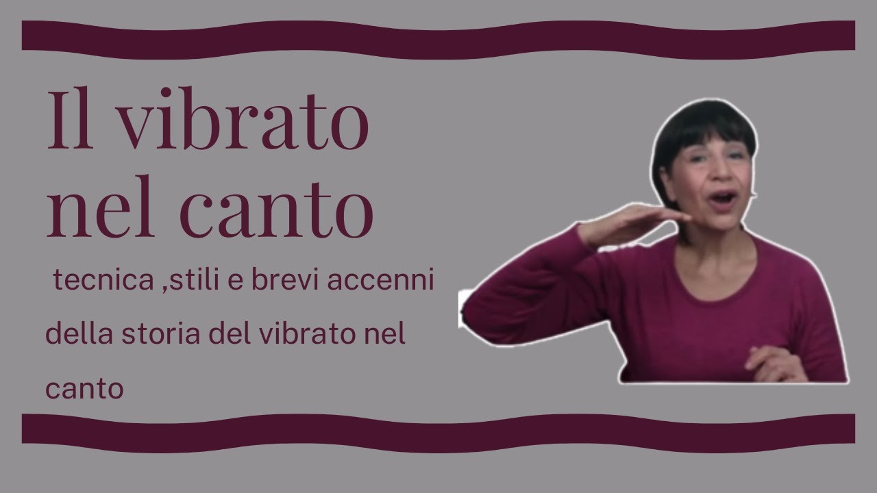 Il vibrato nel canto