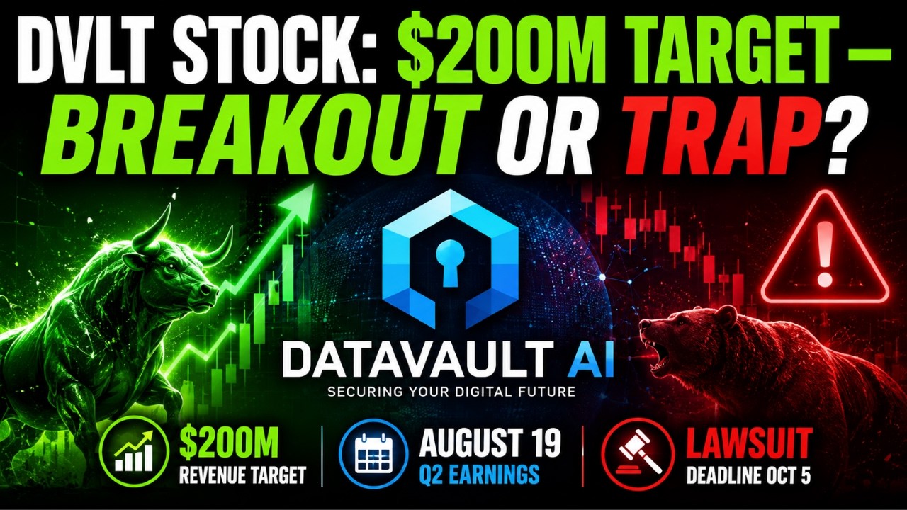 DVLT Stock: $200M Revenue Target + August 19 Earnings &mdash; MASSIVE Breakout or Trap? - DVLT STOCK