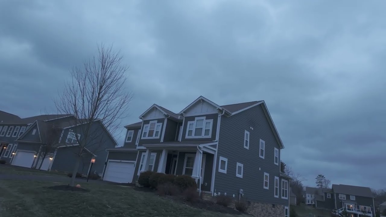 Relaxing Winter Walk | Grey Skies & Quiet Streets | Galena Ohio Part 3