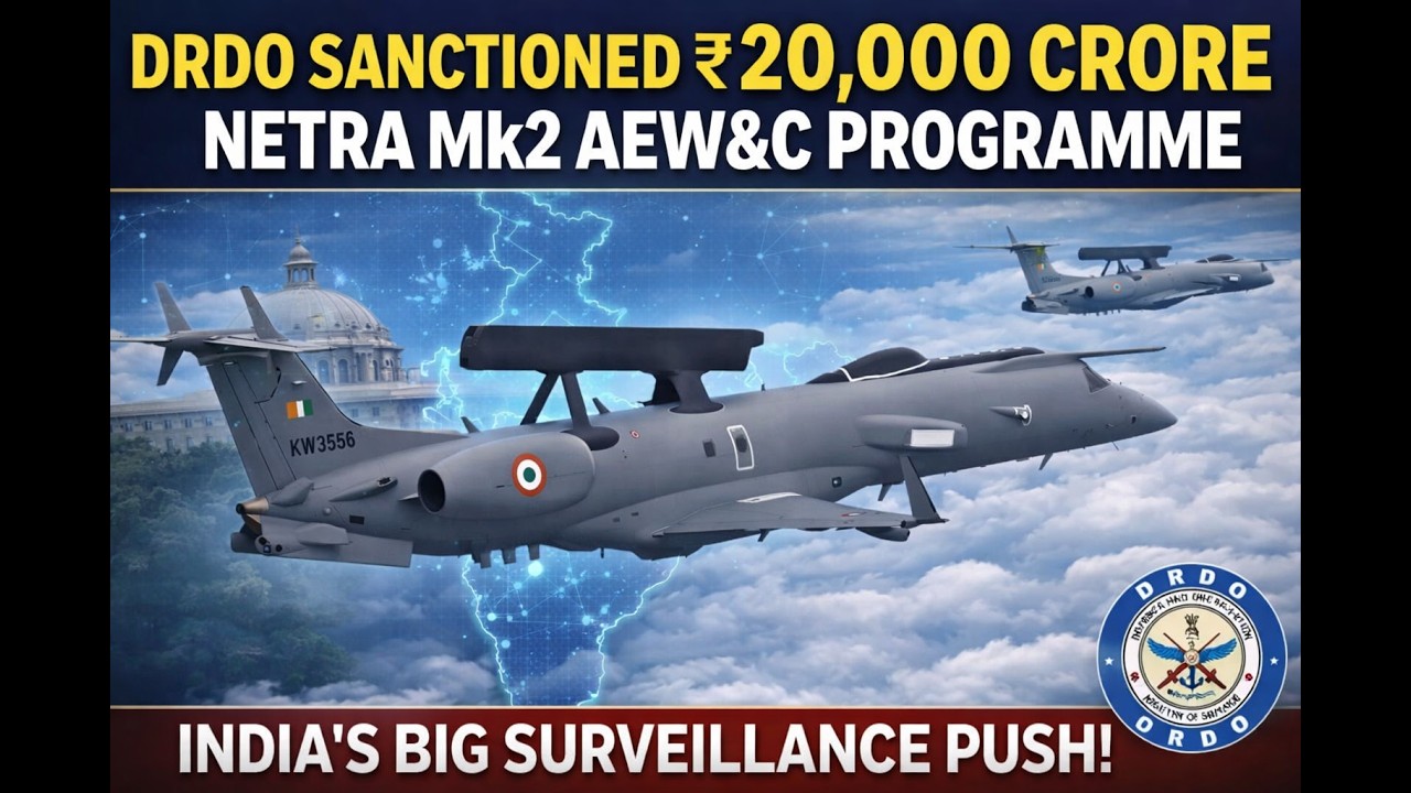 Next-Gen Netra Mk2 AEW&C Project to Convert A321s into Radar-Equipped Surveillance Jets