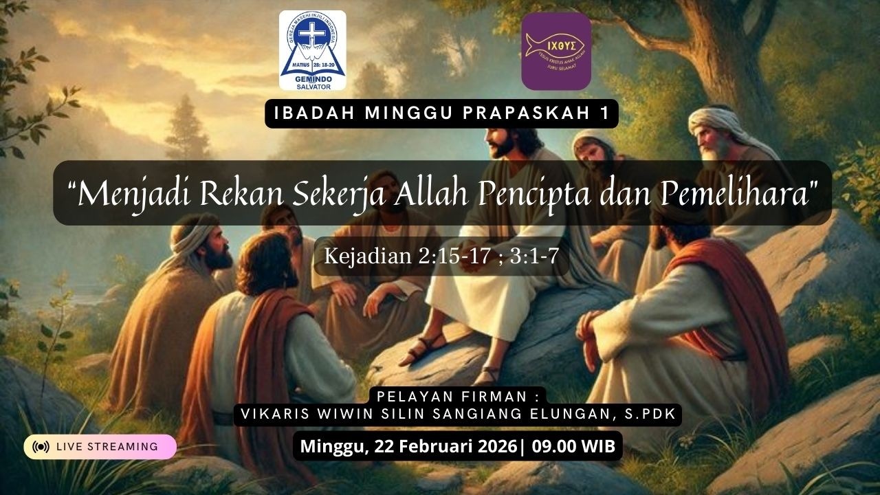 TATA IBADAH MINGGU PRAPASKAH 1 l 22 FEBRUARI 2026
