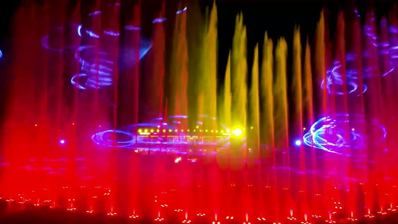 Dazzling Nights at Jhelum&rsquo;s Dancing Fountain.Jhelum