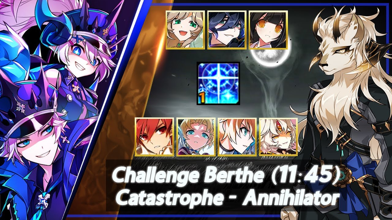 [Elsword NA/엘소드] Catastrophe Berthe Challenge Mode 15-6-3 카타스트로피 베르드 도전모드 2-3 (11:45)