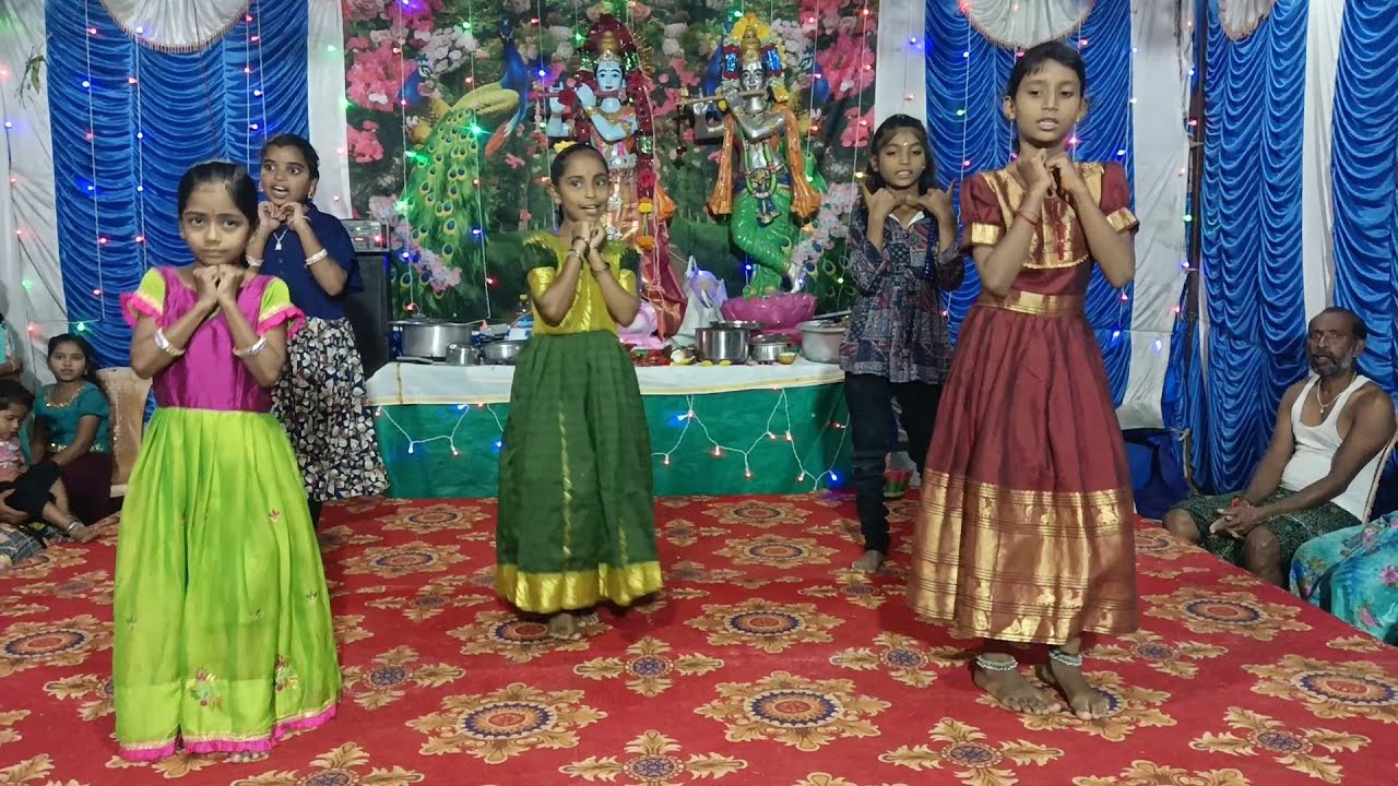 K. ఊబిచర్ల గ్రామంలో కృష్ణాష్టమి వేడుకలు 2వ రోజు 🙏🥰