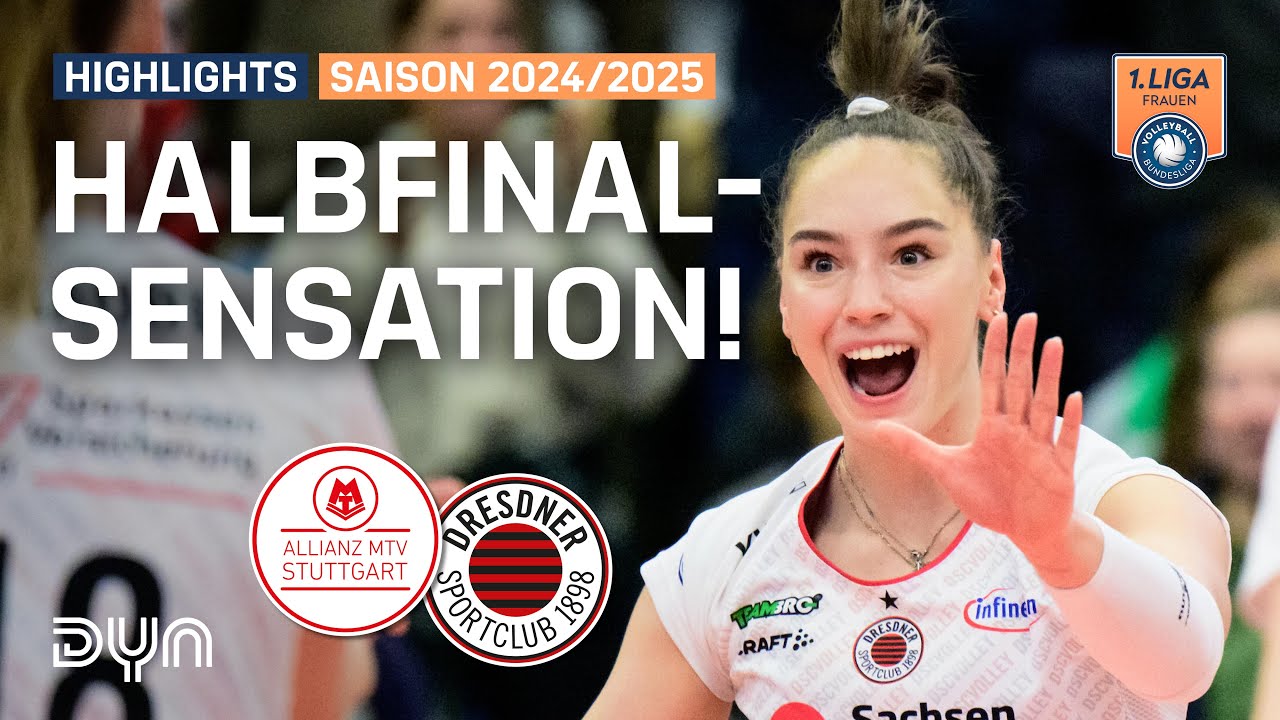 Dresden kommt zurück - und wirft den Meister raus! 🤯 | Playoffs | 1. Volleyball Bundesliga Frauen