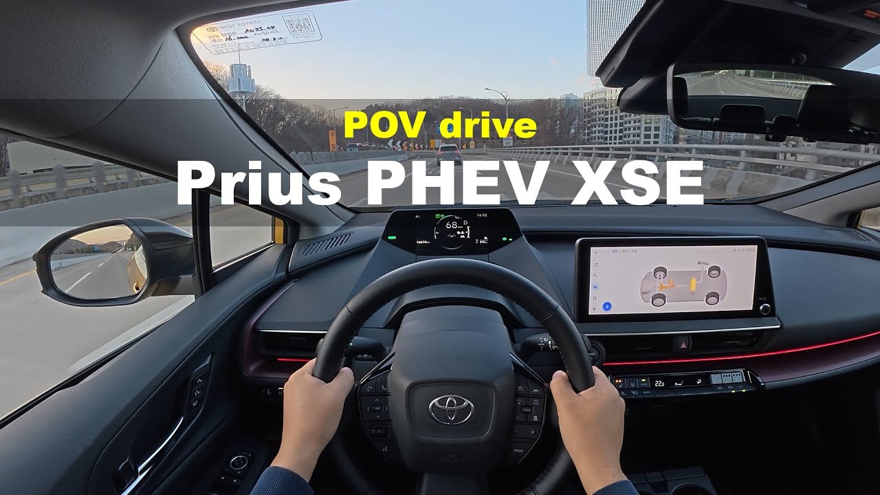 2024 Toyota Prius PHEV XSE POV drive