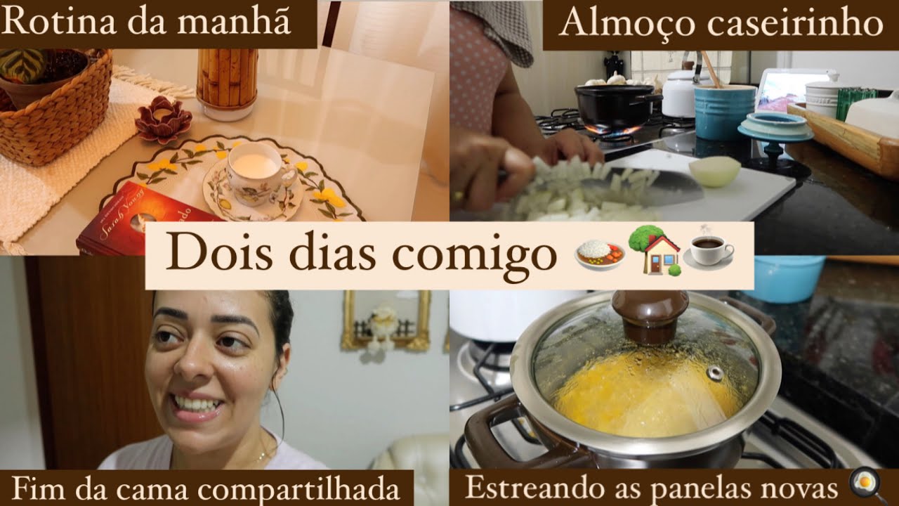 MANHÃ AGRADÁVEL EM CASA - FIM DA CAMA COMPARTILHADA - ALMOÇO CASEIRO DE DOMINGO - ARROZ COM LINGUIÇA