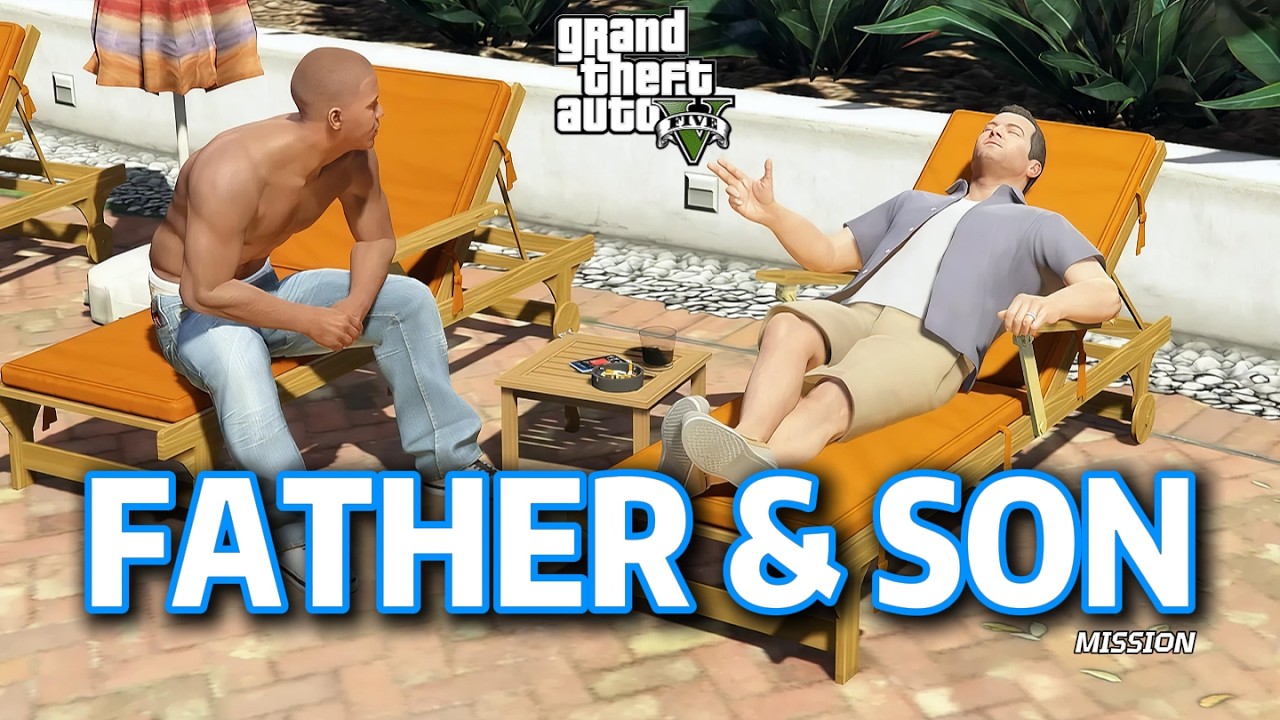 GTA 5 | Father and Son Mission | Story mode | PC Gameplay | No Commentary | 4K