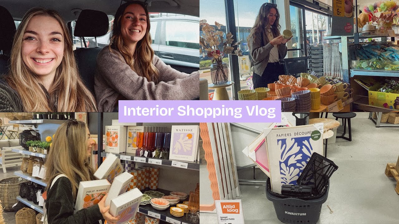 Dopamine Decor Shopping Vlog 🛍️🛒 | Kwantum, Xenos, Action, Jysk Haul | Fr&auml;nzl & Vero