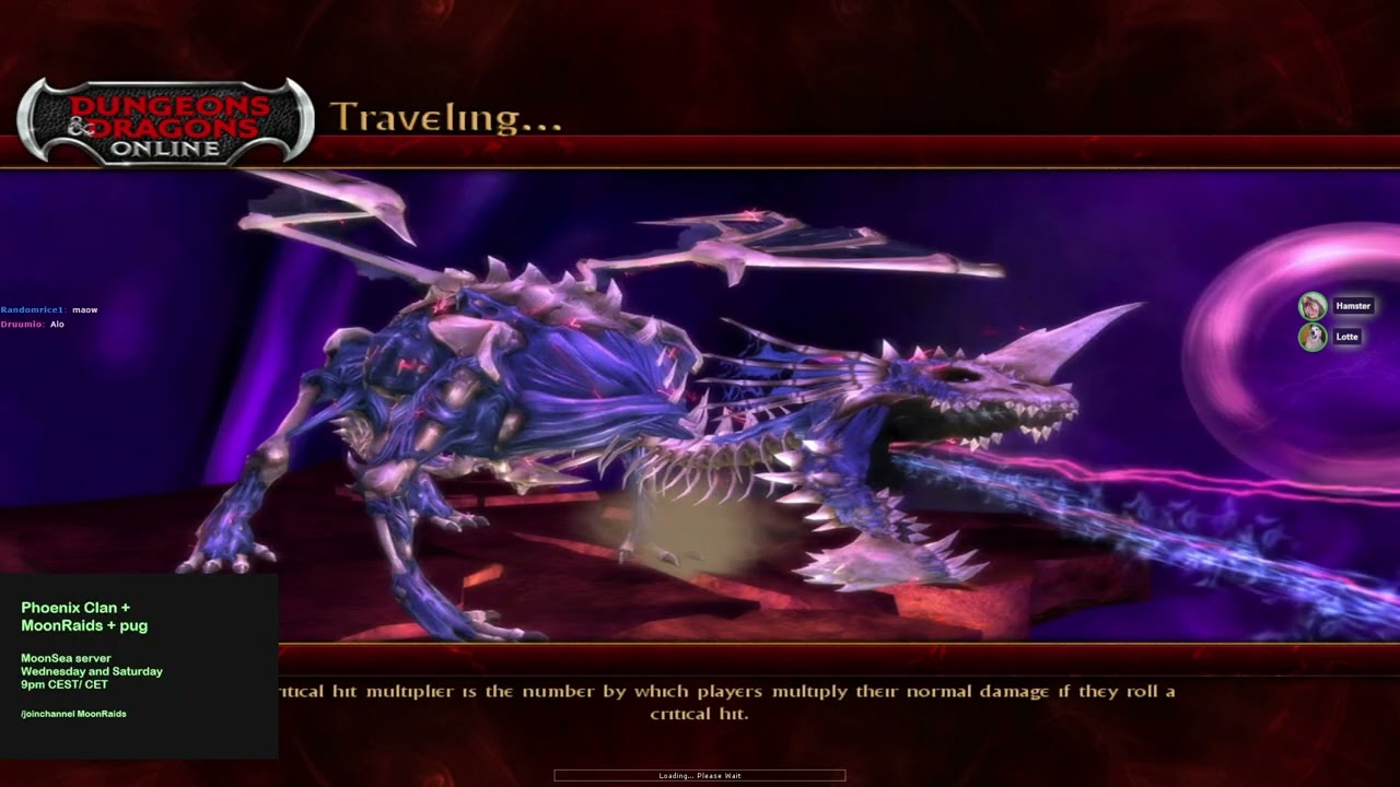 DDO Twitch stream Phoenix Clan + MoonRaids + pug, Feb 14, 2026