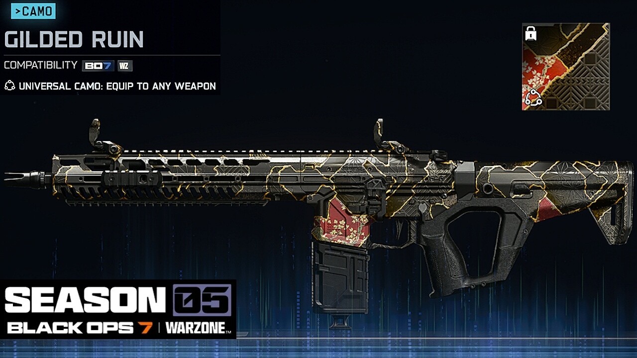 How To Unlock New Gilded Ruin Camo In Black Ops 7 & Warzone