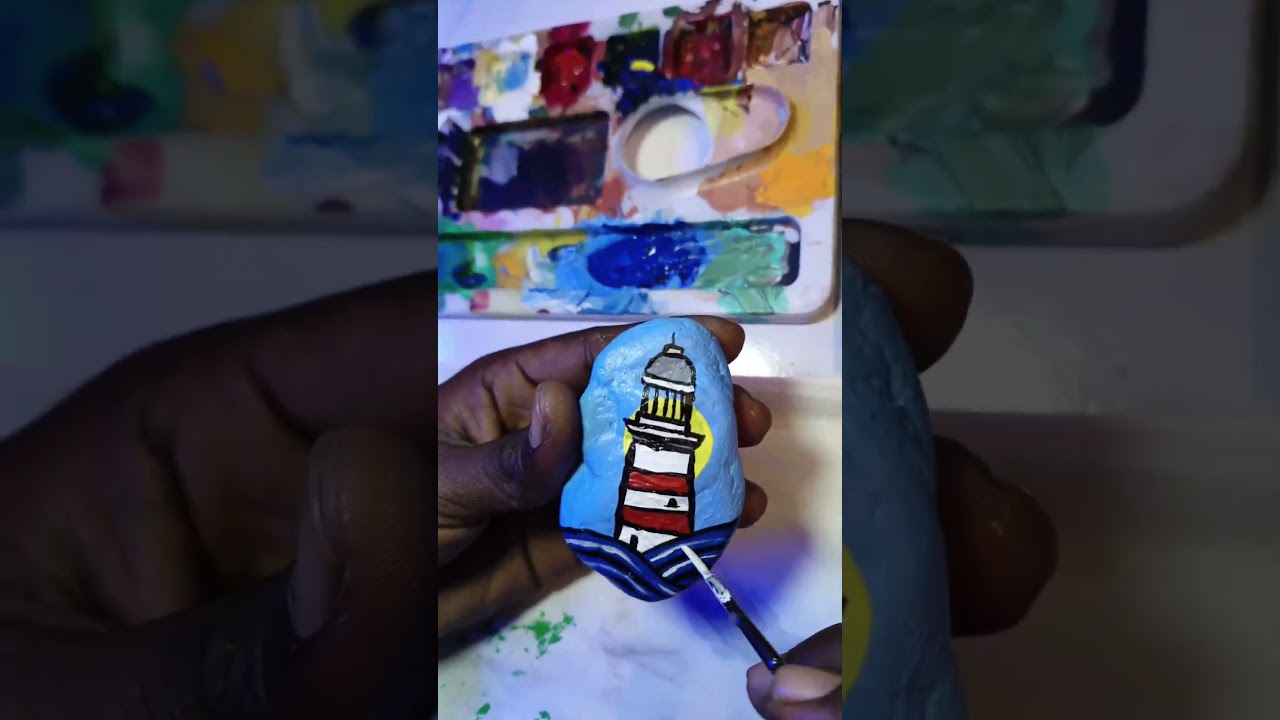Beautiful Stone Art || Acrylic painting Part-4 