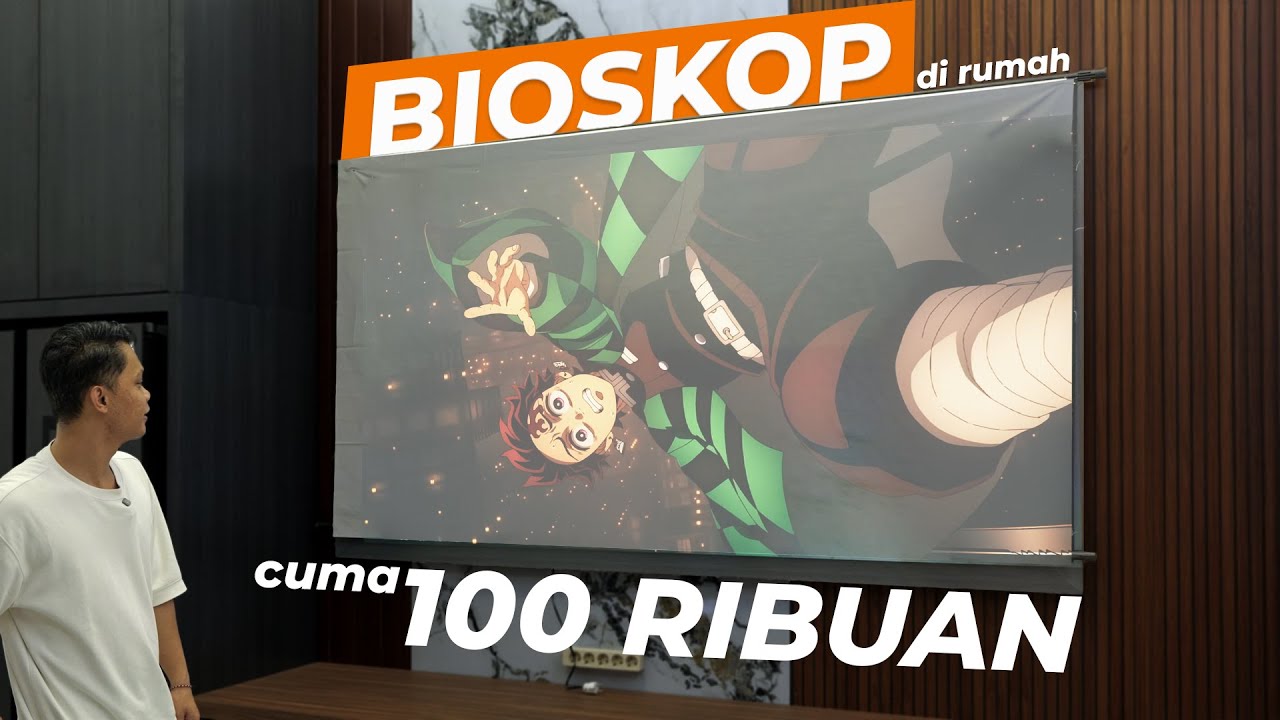 Cuma 100rb-an, Bikin Bioskop Pribadi dirumah!!!