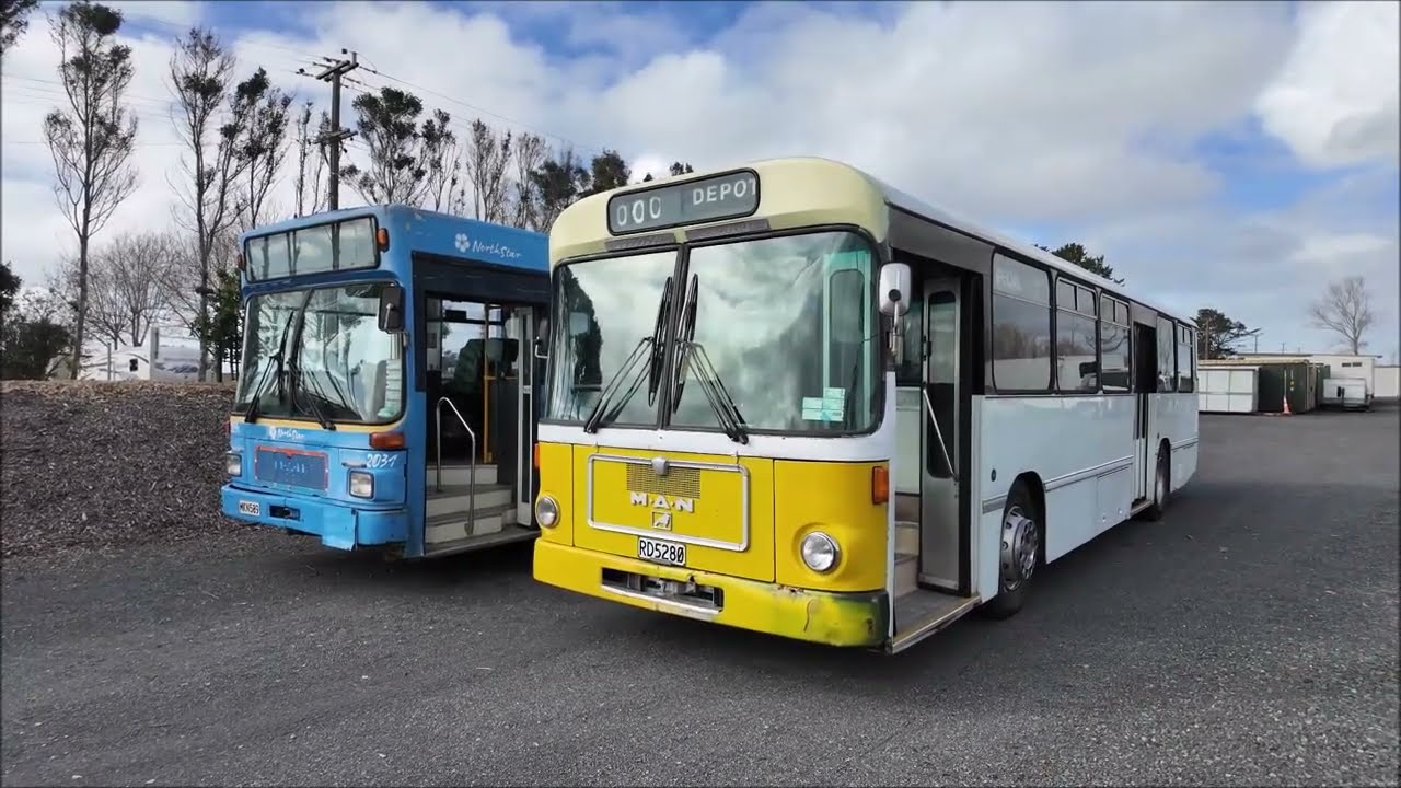 MAN SL200 #1662,  MAN SL202 #1729, MAN SG240 #2031 | Leaving our old yard