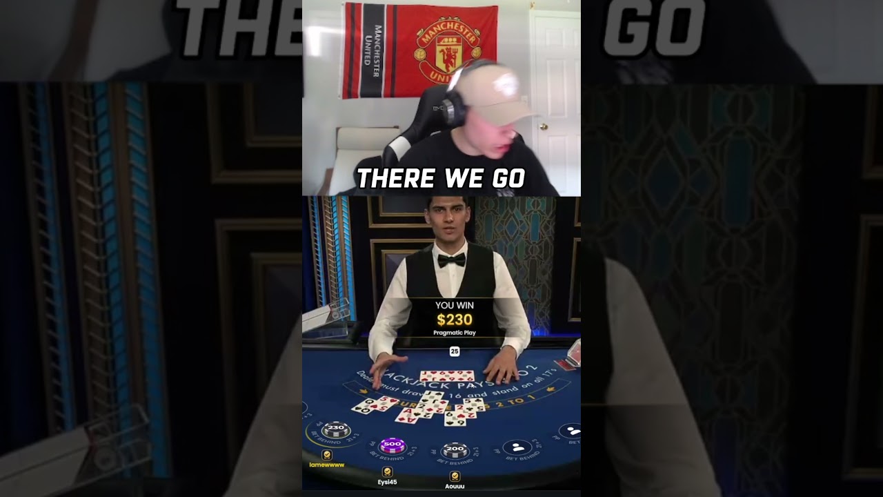 Can i win back 2 back on blackjack?  #casino #crazytime #blackjack #livegames #bigwin #streamer