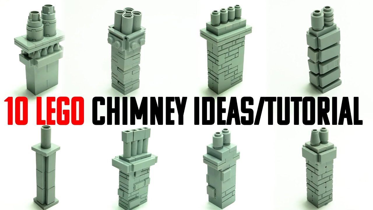 Lego Tutorial - 10 Chimney Ideas