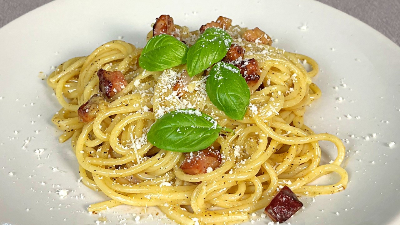 Creamy Pasta Carbonara Recipe  | Better Than a Restaurant!