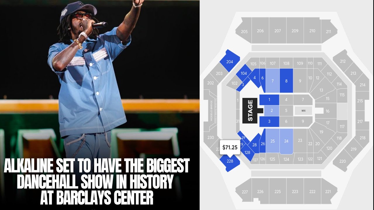 ALKALINE SOLD OUT BARCLAYS! FIRST DANCEHALL ARTISTE TO PULL THIS SIZE CROWD IN 1 NIGHT!