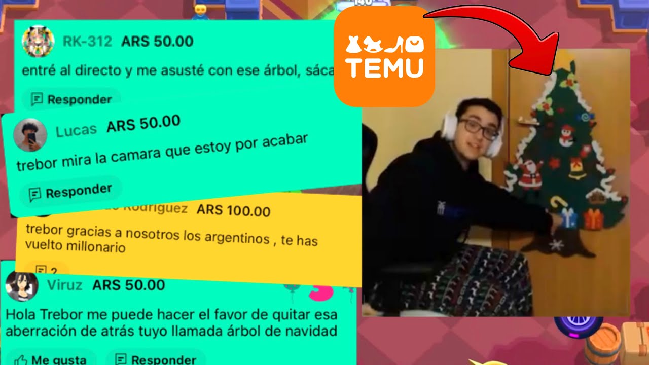 QUEM3N EL ÁRBOL DE TEMU DE TREBOR YA 💀