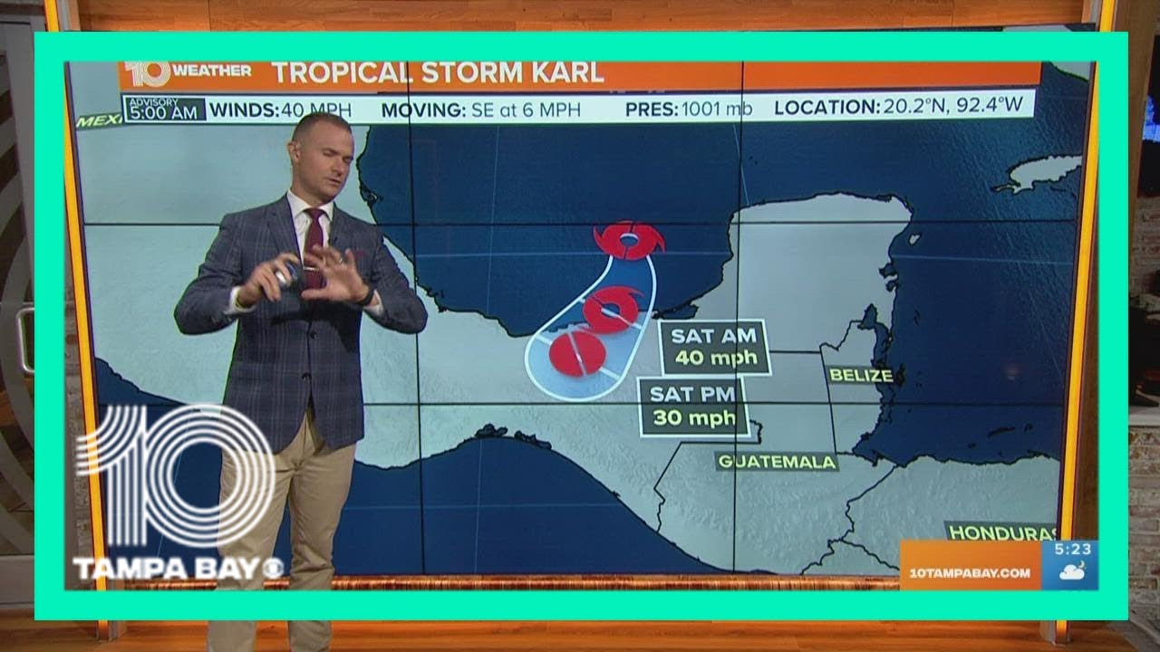 Tracking the Tropics: Tropical Storm Karl still hanging on