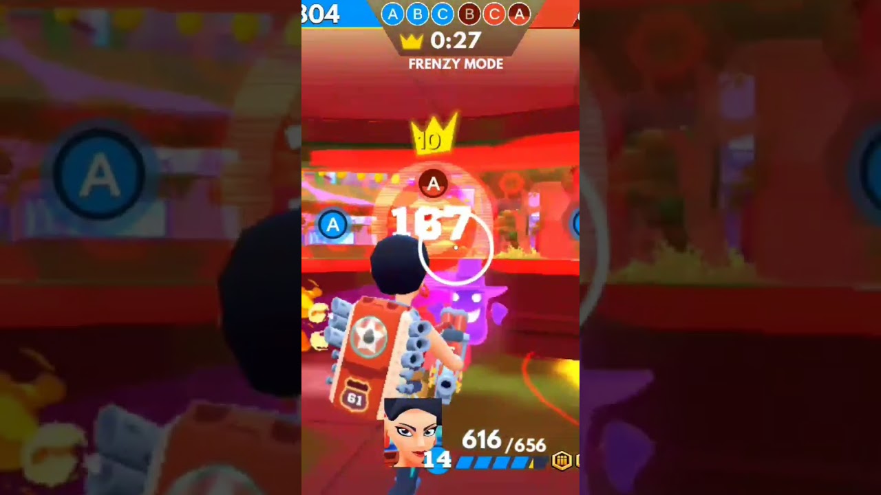 The superb fire character in Frag pro shooter 