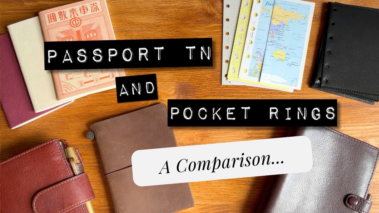 Passport Travelers Notebook vs Pocket Rings! A comparison