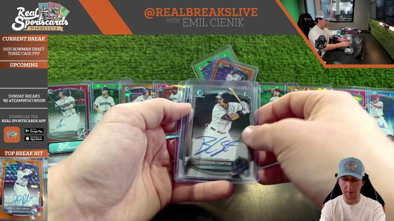 2025 Bowman Draft #148-150 Three Case Pick Your Player (3/1/26)