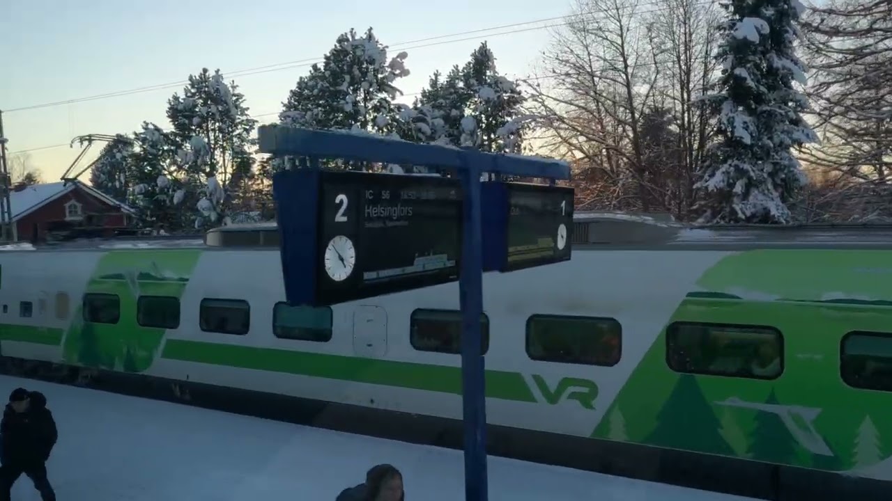 Da  Oulu a Helsinki in treno!