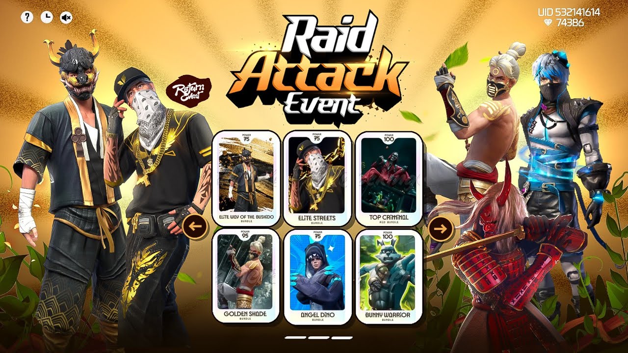OB53 100% New Reid Attack Event Update | New Event Free Fire Bangladesh Server | Free Fire New Event