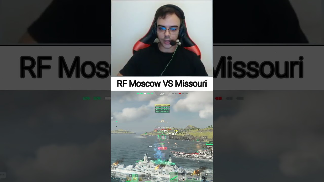 РФ Москва против Миссури - Современные военные корабли #игры #ibragod