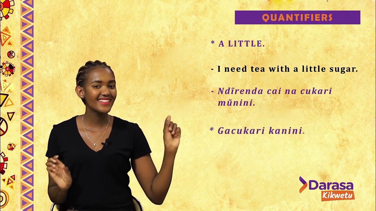 Learn Kikuyu | Gikuyu | Quantifiers a few, a little, bit with Darasa Kikwetu