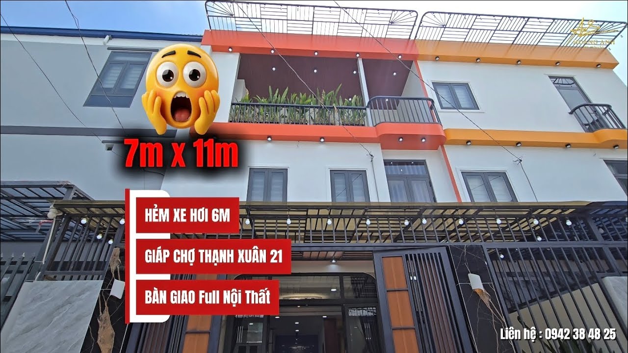 CĂN NHÀ PHỐ NGANG TẬN 7M HẺM XE HƠI ĐƯỜNG NHỰA 5M THẠNH XUÂN 22
