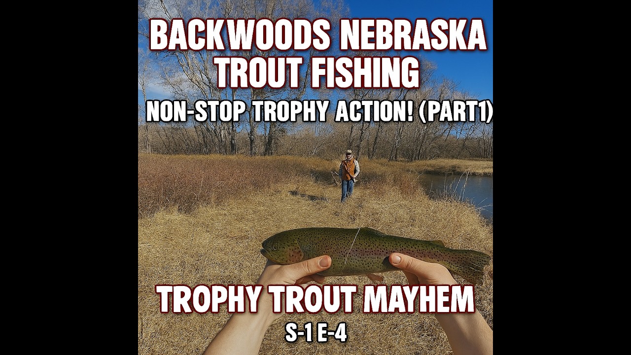 Backwoods Nebraska Trout Fishing Non‑Stop Trophy Action!